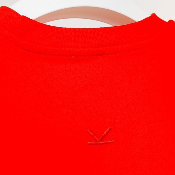 KENZO Red Cotton Cuff Print Tee - Picture 6 of 11